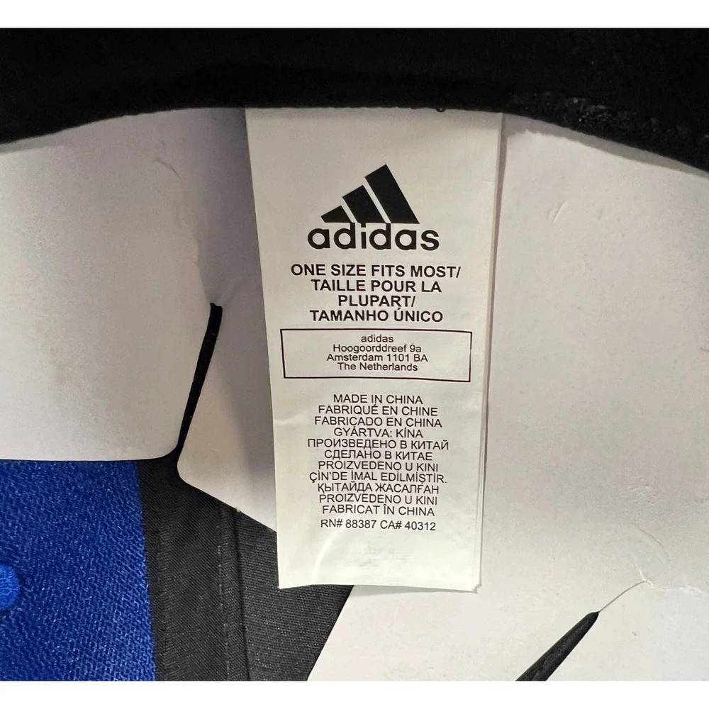 NWT Adidas Kansas Jayhawks KU Royal Blue AEROREADY Mesh Back Hat Cap NCAA‎